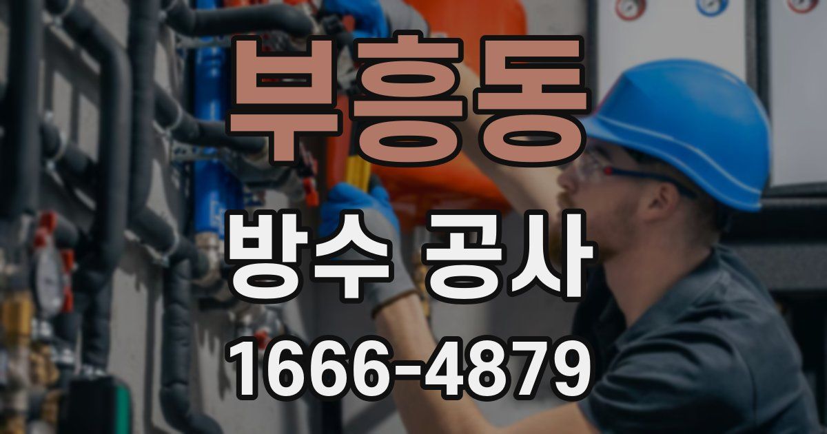 부흥동 방수 공사