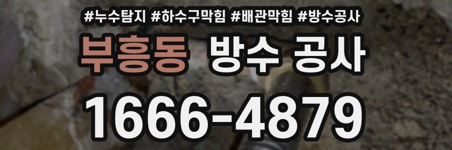 부흥동 방수 공사