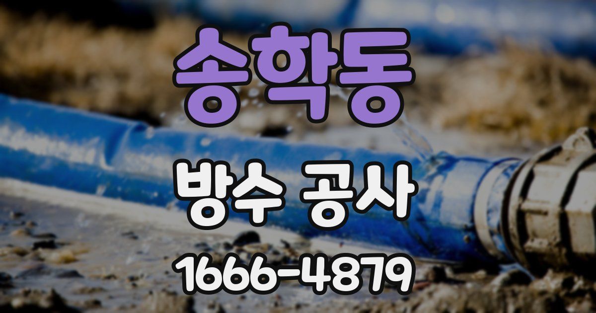 송학동 방수 공사