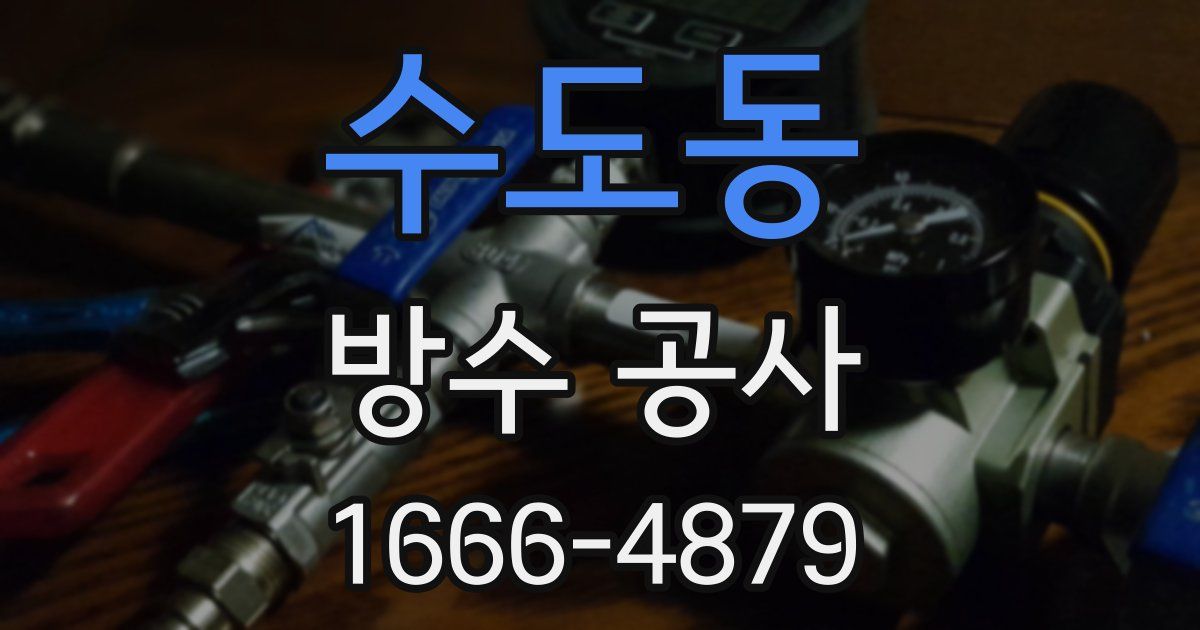 수도동 방수 공사