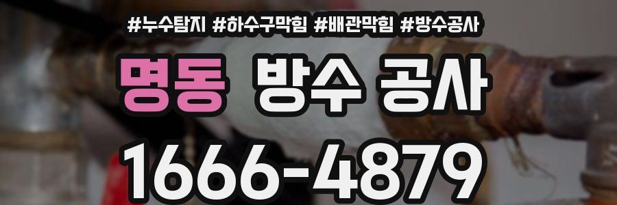 명동 방수 공사