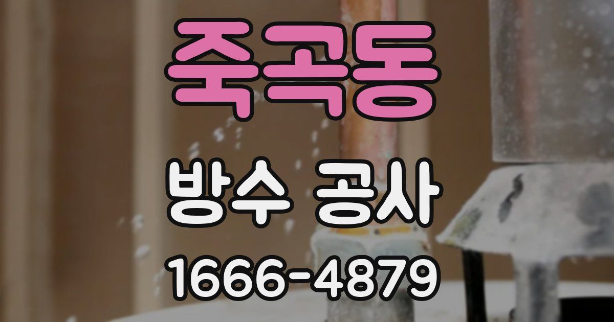 죽곡동 방수 공사