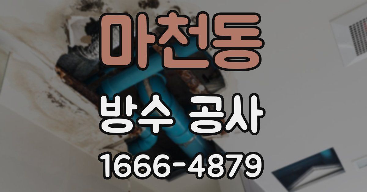마천동 방수 공사