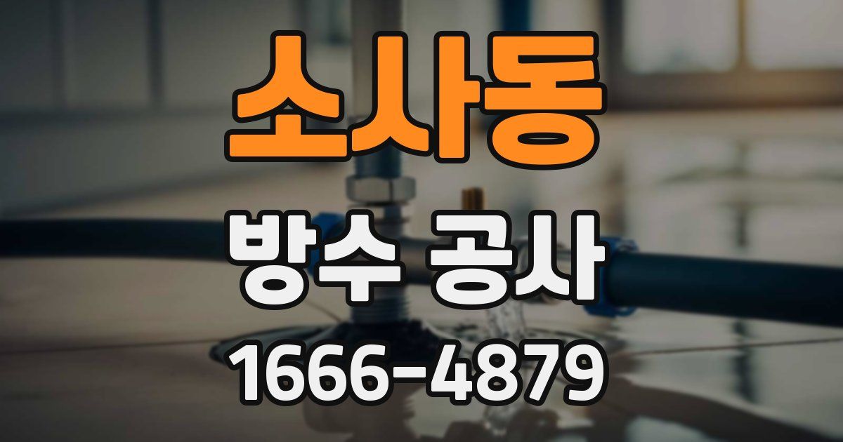 소사동 방수 공사