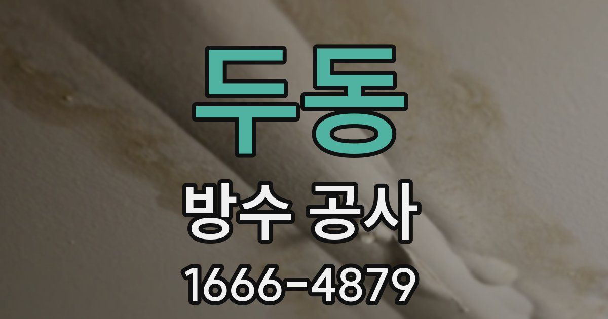 두동 방수 공사