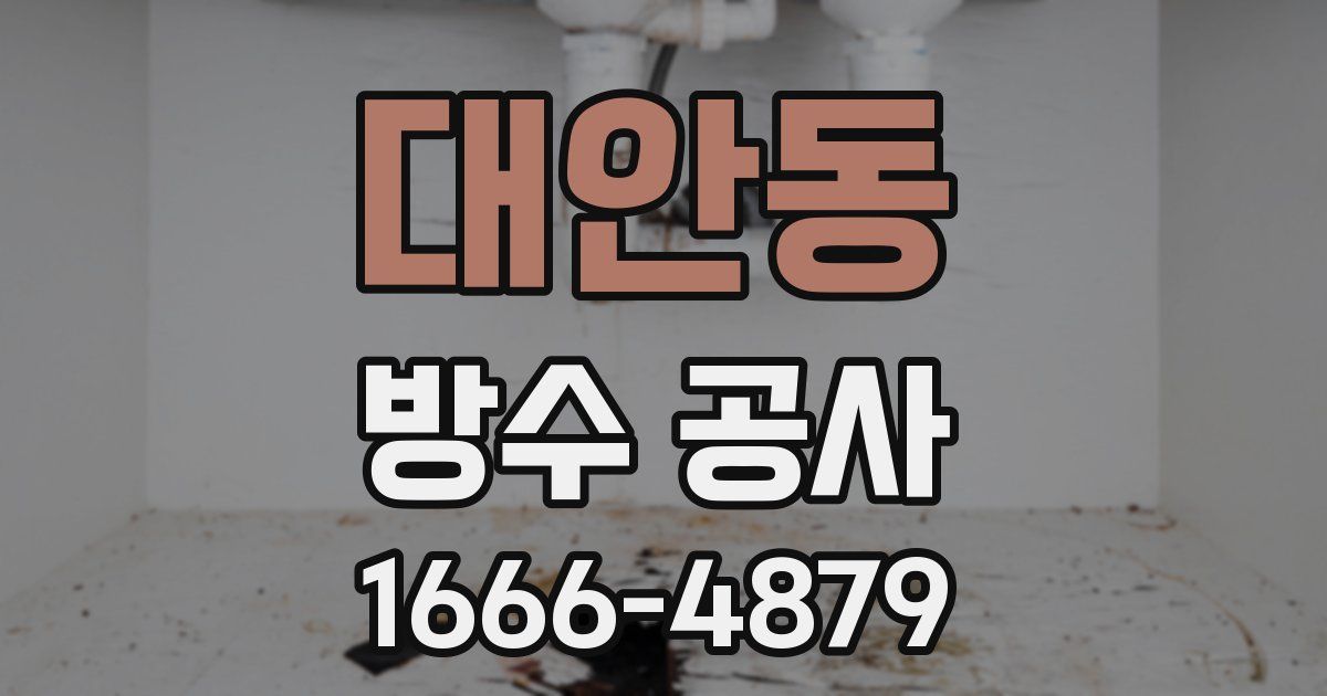 대안동 방수 공사