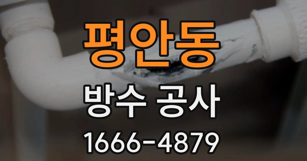 평안동 방수 공사