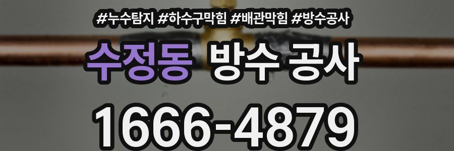 수정동 방수 공사