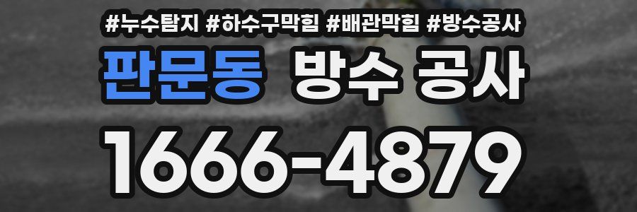 판문동 방수 공사