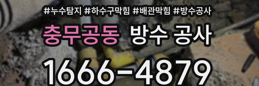 충무공동 방수 공사
