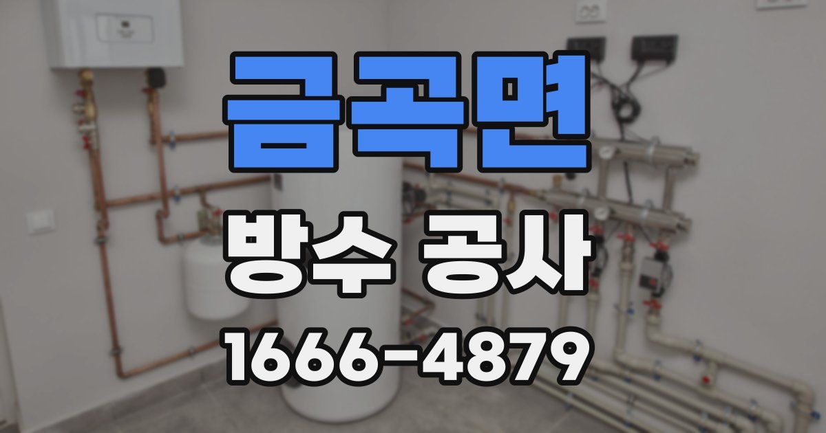 금곡면 방수 공사