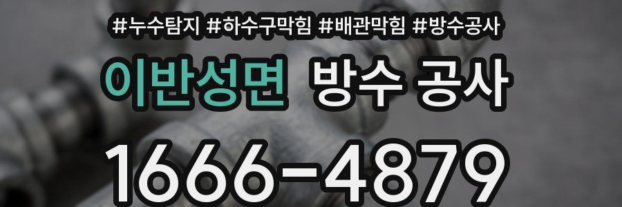 이반성면 방수 공사