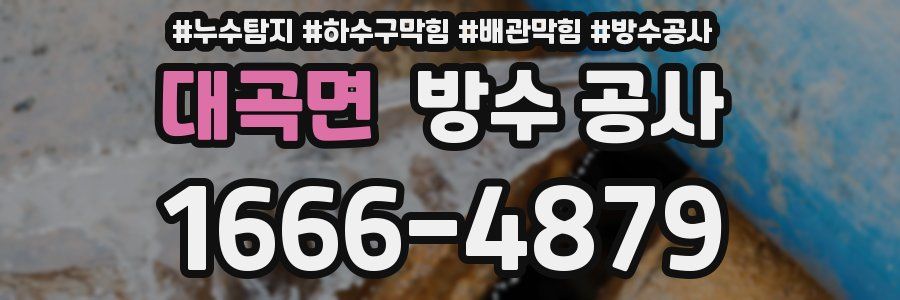 대곡면 방수 공사