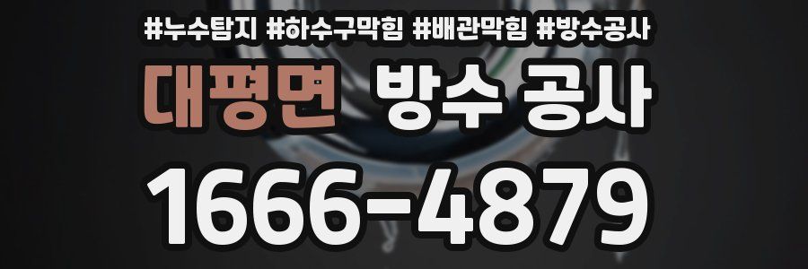대평면 방수 공사