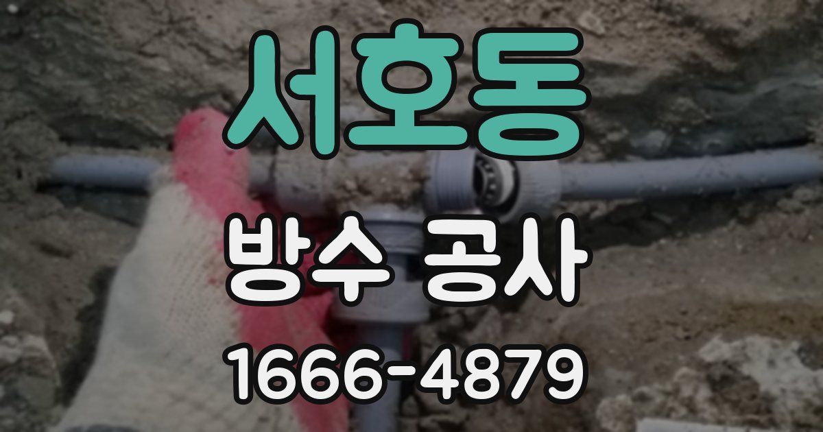서호동 방수 공사