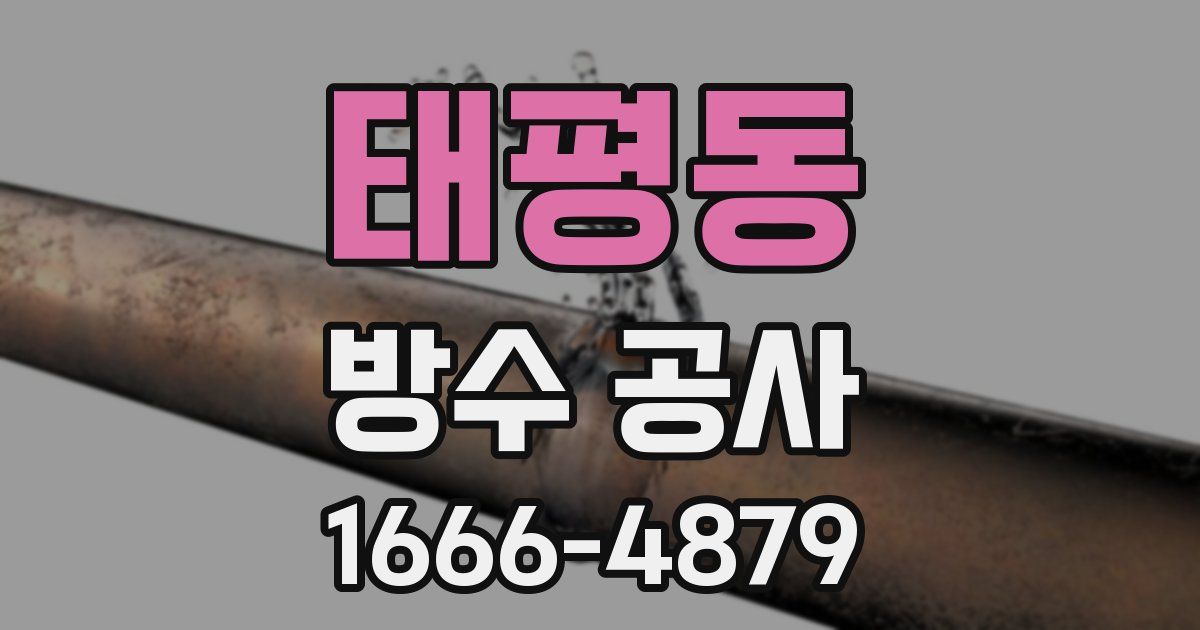 태평동 방수 공사