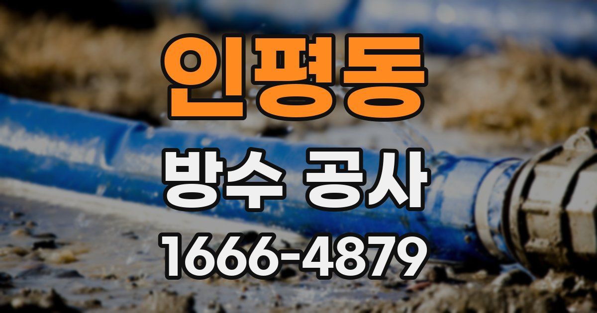 인평동 방수 공사