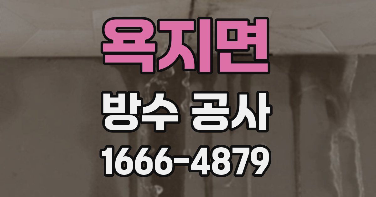 욕지면 방수 공사
