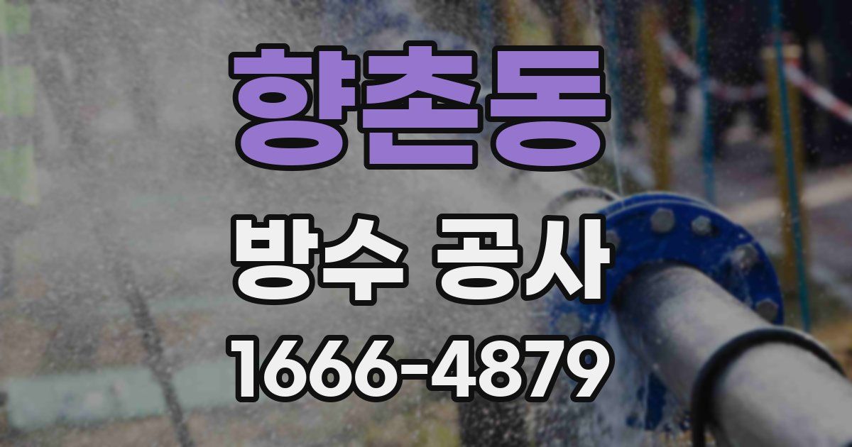 향촌동 방수 공사