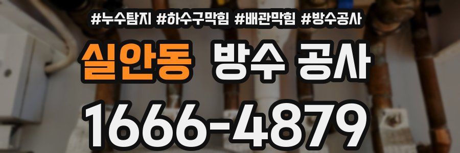 실안동 방수 공사