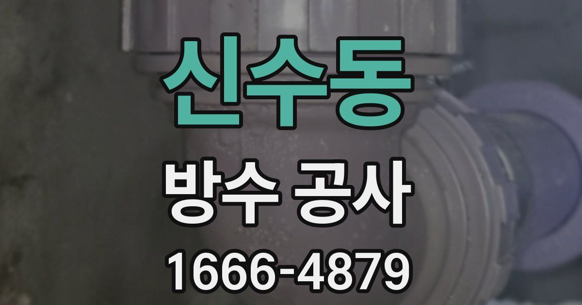 신수동 방수 공사