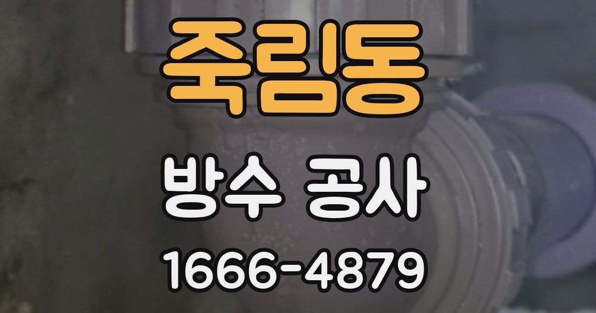 죽림동 방수 공사