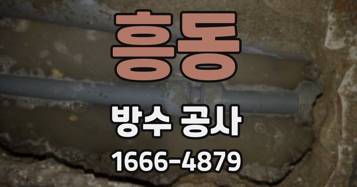 흥동 방수 공사