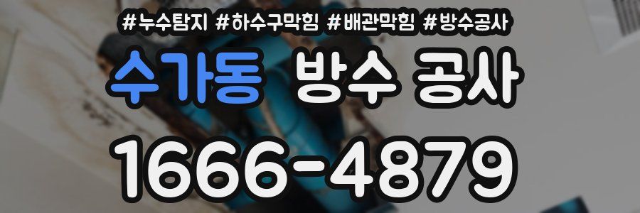 수가동 방수 공사