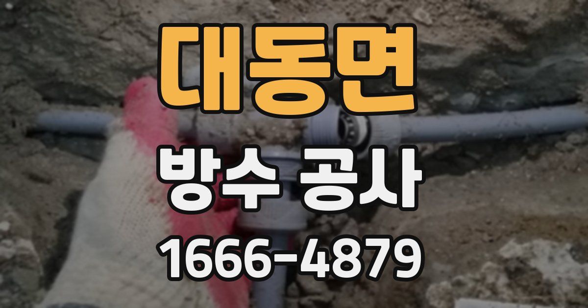 대동면 방수 공사