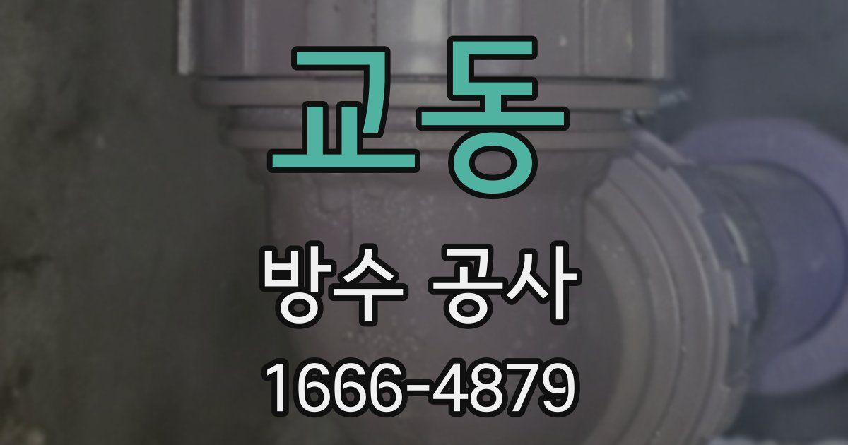 교동 방수 공사