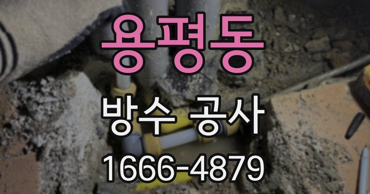 용평동 방수 공사