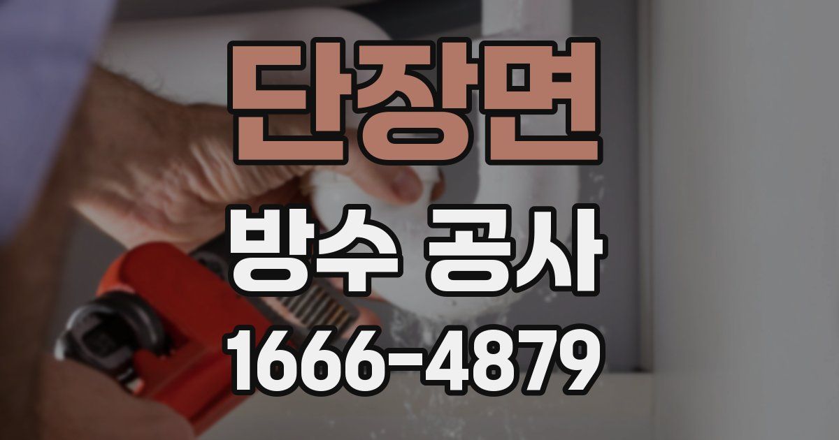 단장면 방수 공사