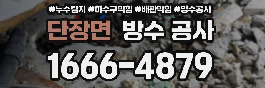 단장면 방수 공사