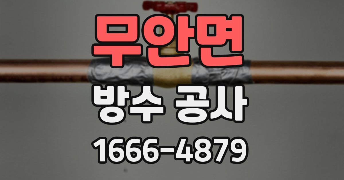 무안면 방수 공사