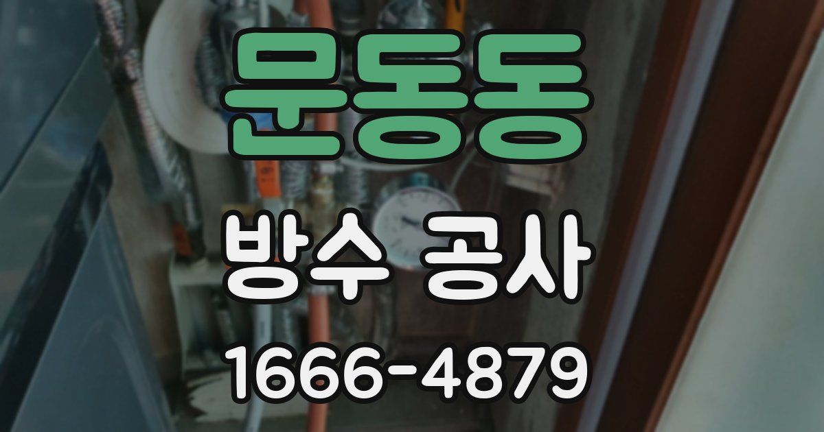 문동동 방수 공사