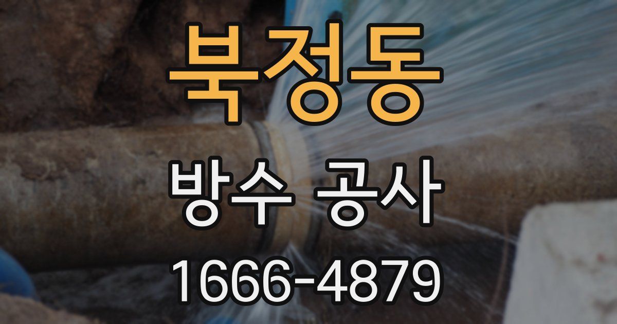 북정동 방수 공사