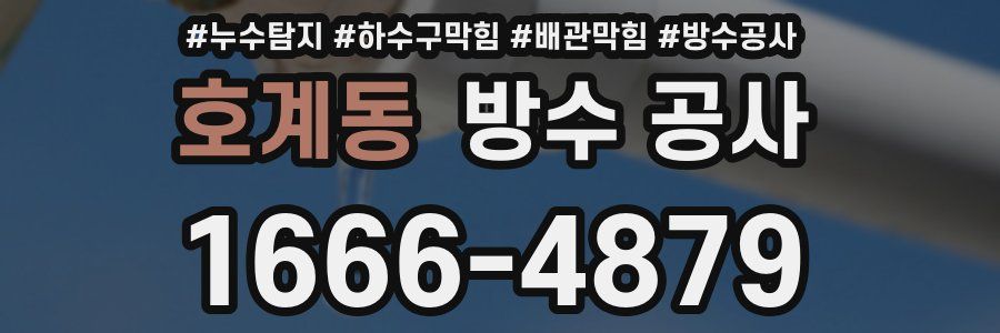 호계동 방수 공사