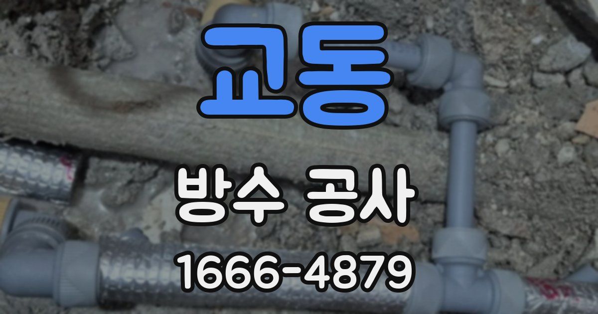 교동 방수 공사
