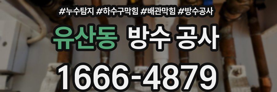 유산동 방수 공사
