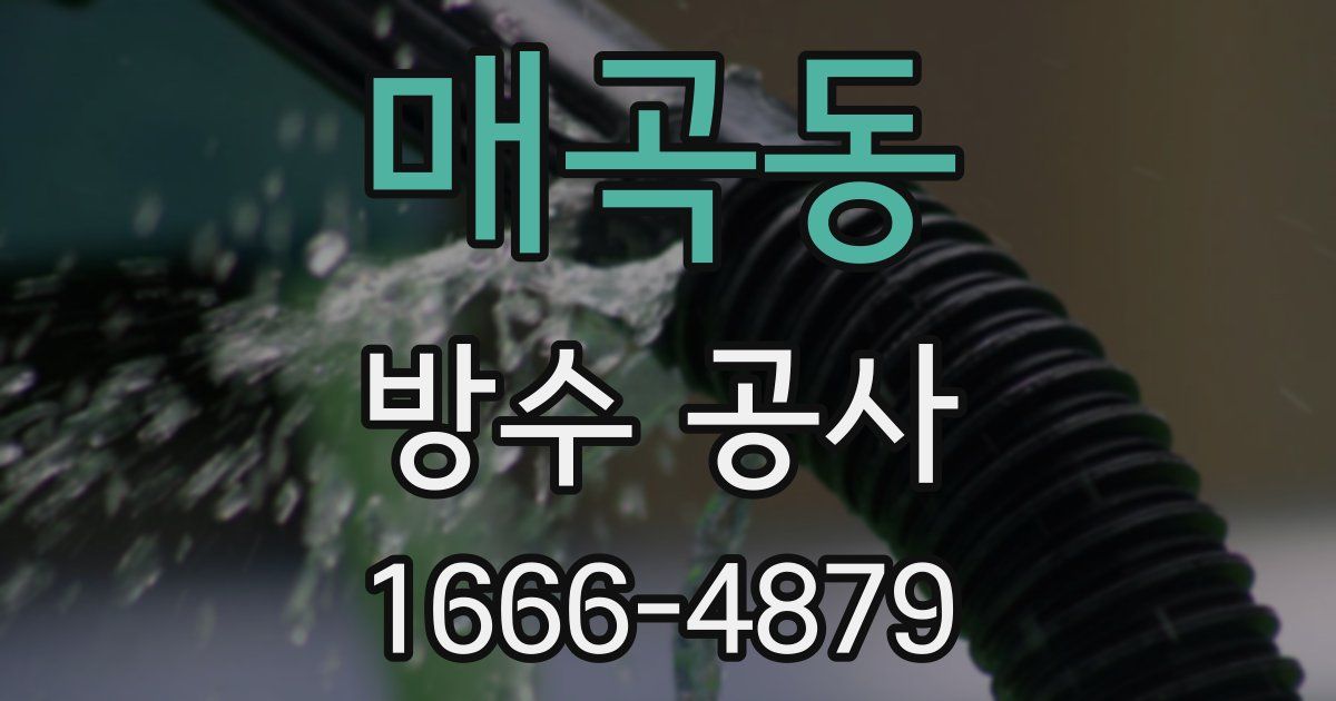 매곡동 방수 공사