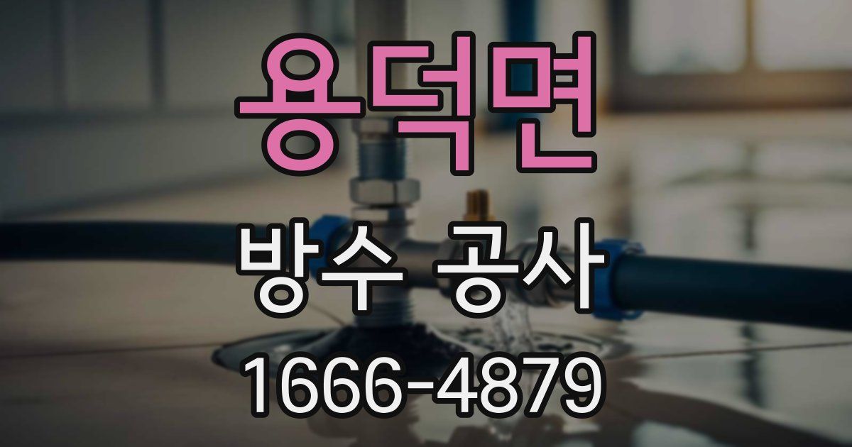 용덕면 방수 공사