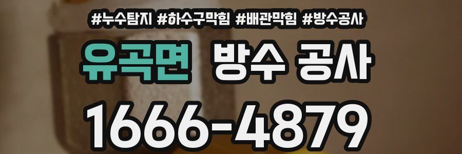 유곡면 방수 공사