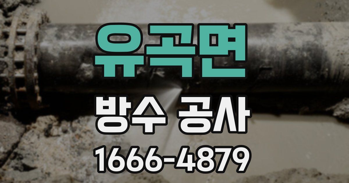 유곡면 방수 공사