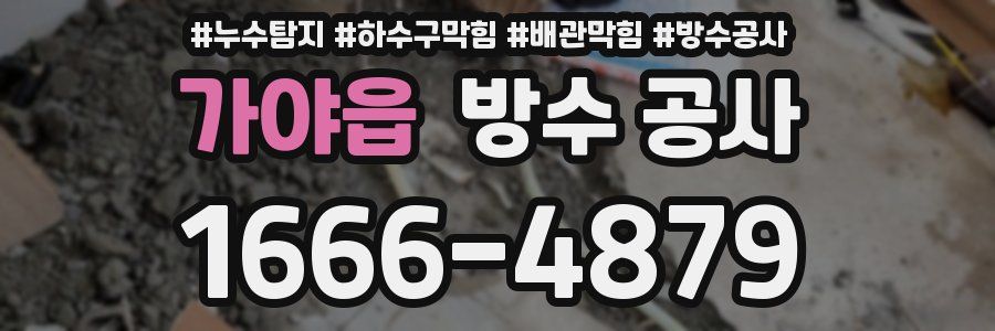 가야읍 방수 공사