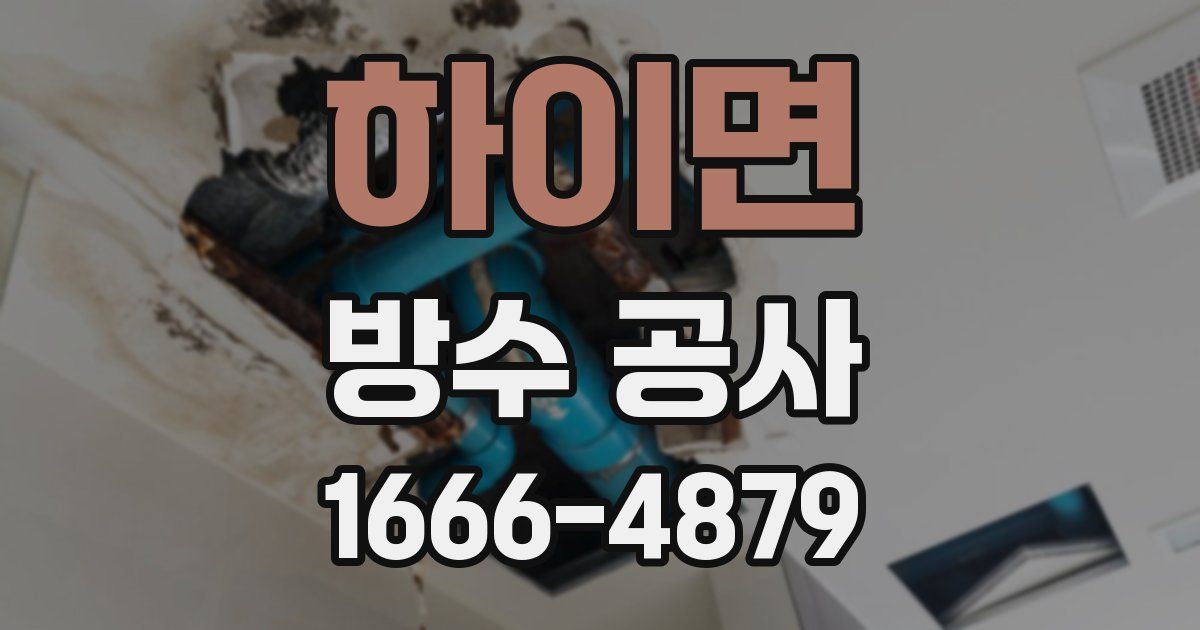 하이면 방수 공사