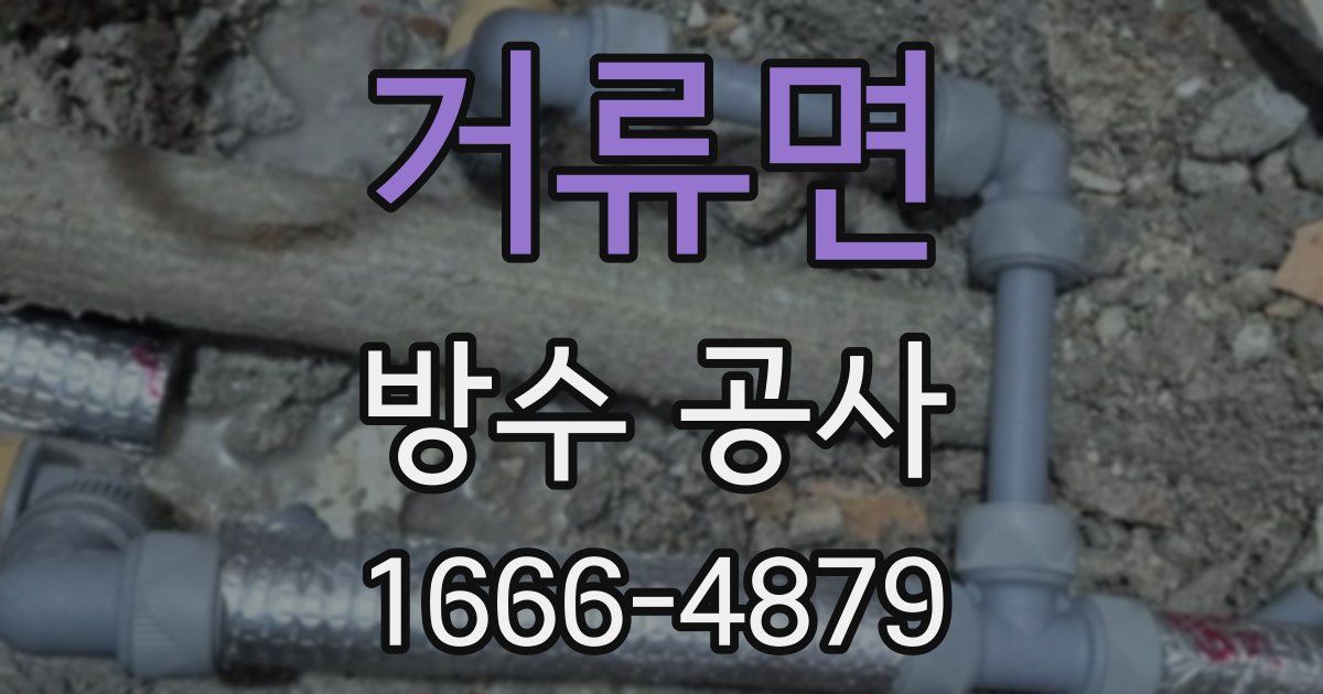 거류면 방수 공사