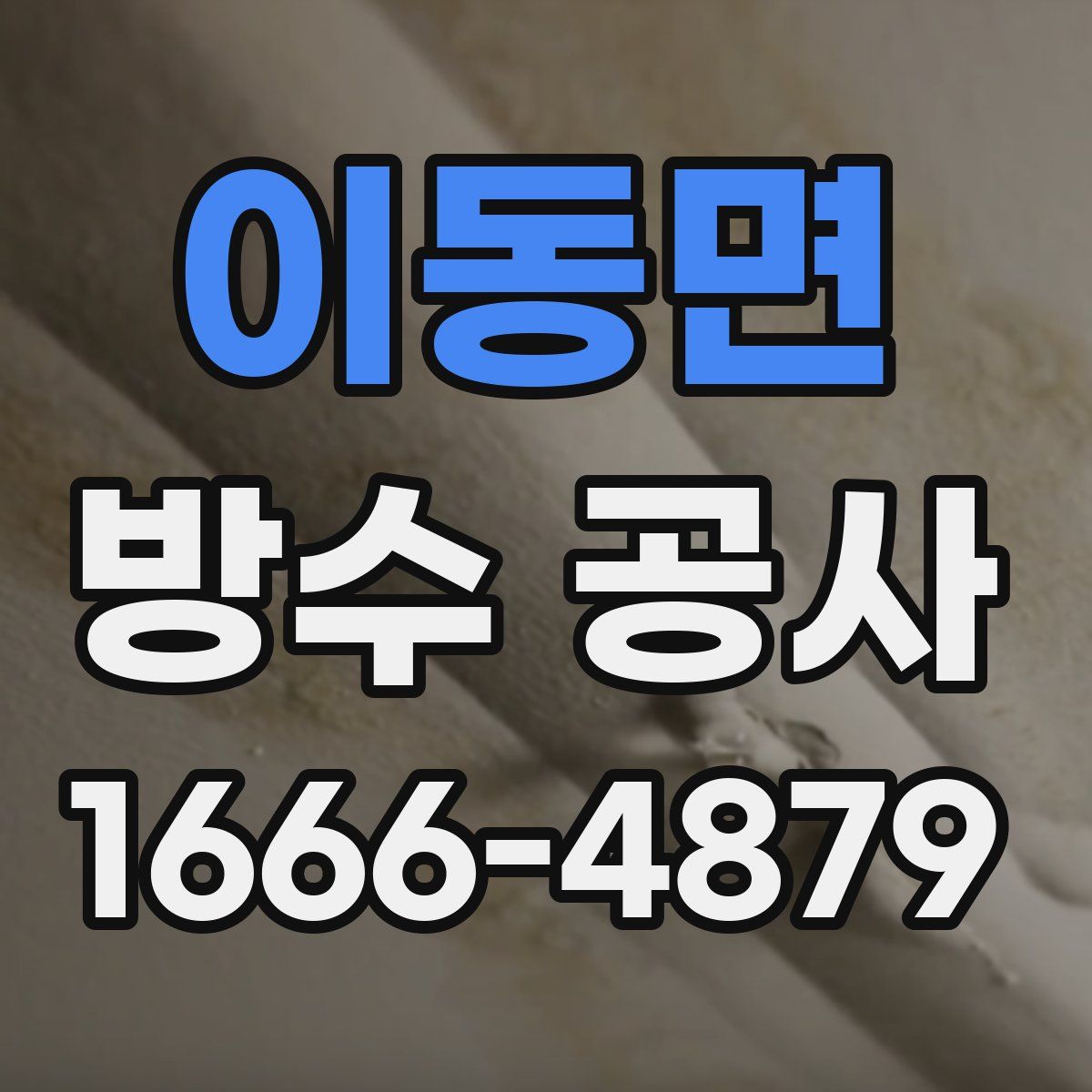 이동면 방수 공사