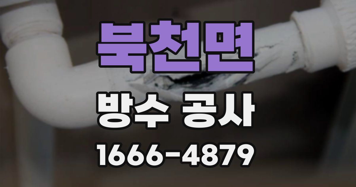 북천면 방수 공사