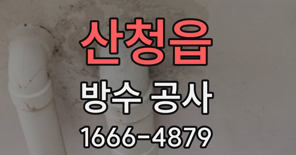 산청읍 방수 공사
