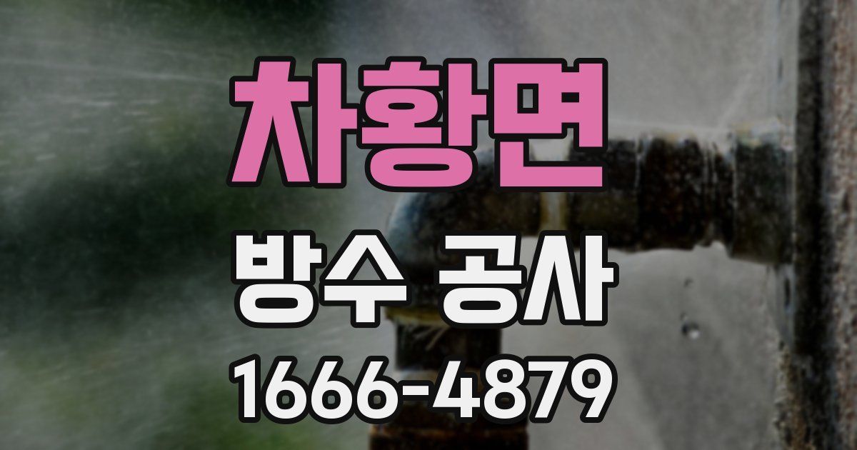 차황면 방수 공사